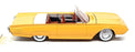 Solido 1/43 Scale Diecast 4504 - 1961 Ford Thunderbird Cabriolet - Yellow