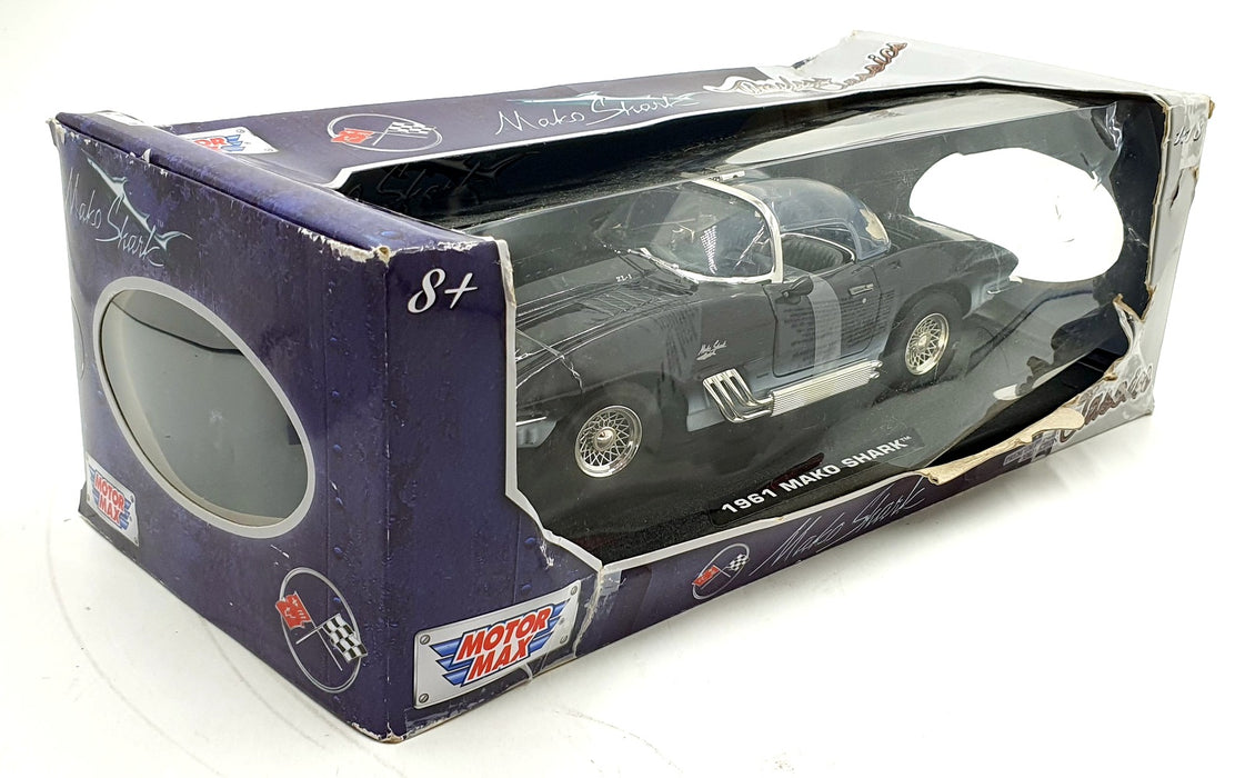 Motor Max 1/18 Scale Diecast 73102 - 1961 Chevrolet Stingray Mako Shark