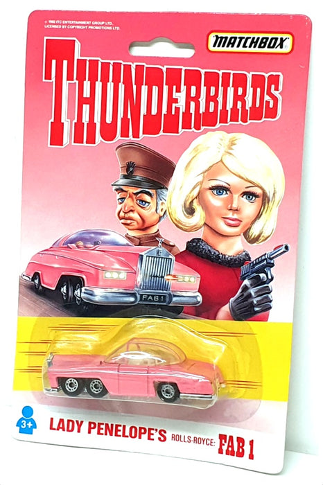 Matchbox Diecast TB-005 - Thunderbirds Lady Penelope's Rolls Royce FAB 1 - Pink
