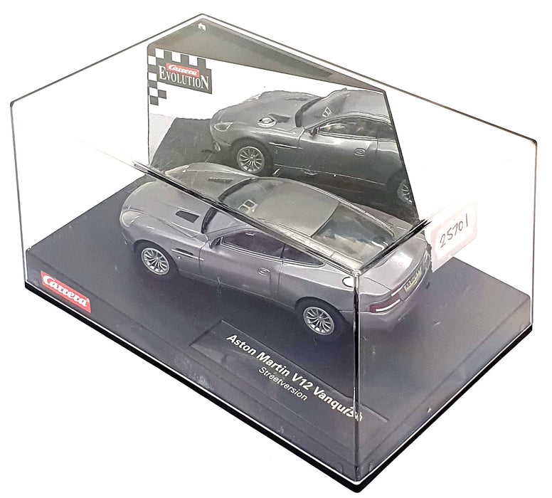 Carrera Evolution 1/32 Scale Slot Car 25701 - Aston Martin V12 Vanquish - Grey