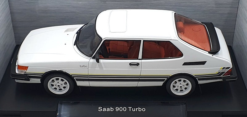 Model Car Group 1/18 Scale Diecast MCG18339 - Saab 900 Turbo - White