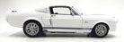 KK Scale 1/12 Scale KKDC120172 - 1967 Ford Mustang Shelby GT500 - White/Blue