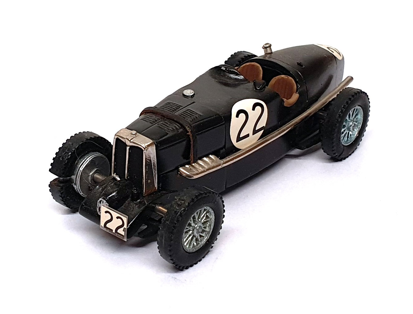 Auto Replicas 1/43 Scale LIB07G - MG K3 Magnette Race Car #22 - Black