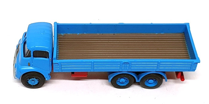 Base Toys 1/76 Scale TT-X18 - Thornycroft 3 Axle Dropside Lorry - Blue
