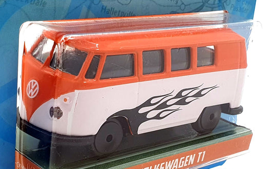 Jada Toys 1/64 Scale 100426H - Volkswagen T1 Van - Orange/White