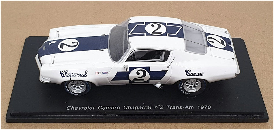 Spark 1/43 Scale S2603 - Chevrolet Camaro Chaparral #2 Trans-Am 1970 - Ed Leslie
