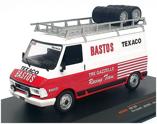 Ixo 1/43 Scale Diecast RAC292X - Fiat 242 Van Rally Assistance - Red/White