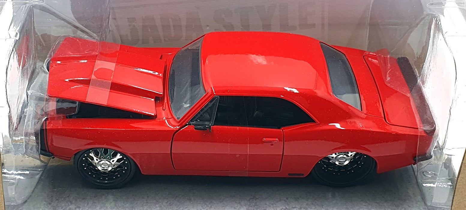 Jada Bigtime Muscle 1/24 Scale Diecast 97170 - 1967 Chevy Camaro - Red
