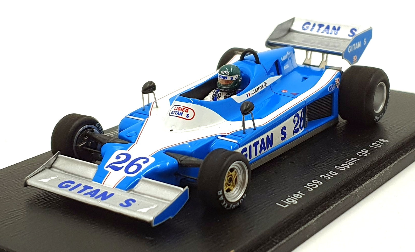 Spark 1/43 Scale S4267 - Ligier JS9 #26 3rd Spain GP 1978 - Laffite