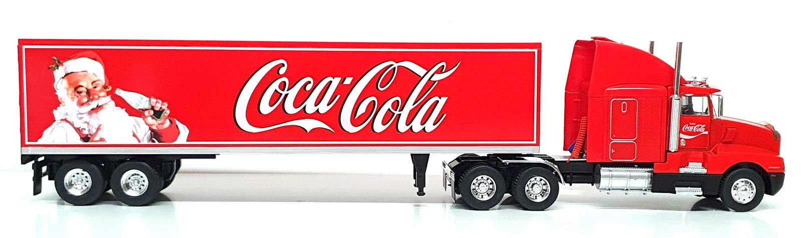 Werk83 1/43 Scale W83431002 - 1986 Kenworth T600 Truck & Trailer Coca-Cola - Red