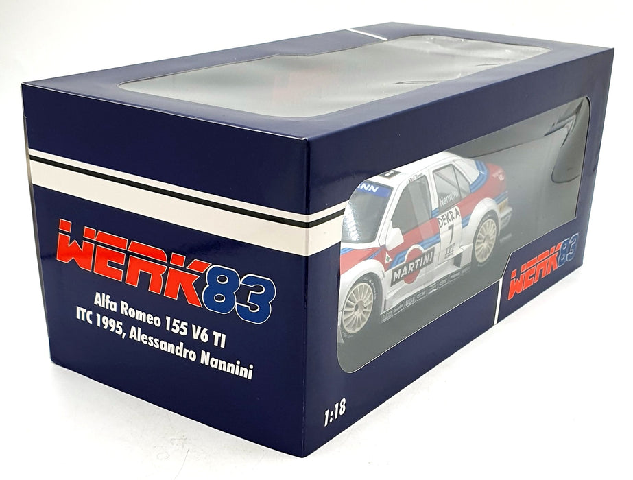 Werk83 1/18 Scale Diecast  W1801005 - Alfa Romeo 155 DTM #7 Nannini