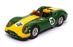 Western Models 1/43 Scale WRK2 - 1958 Lister Jaguar #28 Race Car - Green/Yellow