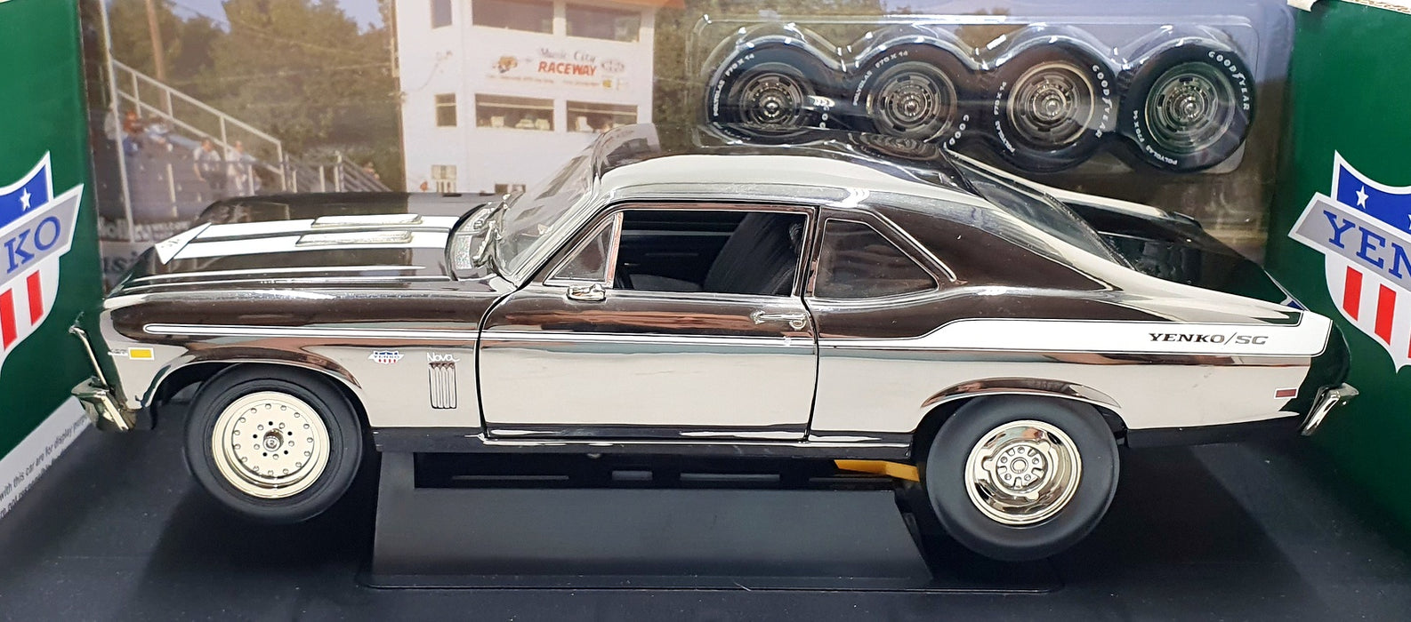 Ertl 1/18 Scale Diecast 29412PB - 1969 Yenko Nova 427 Street/Strip - Chrome