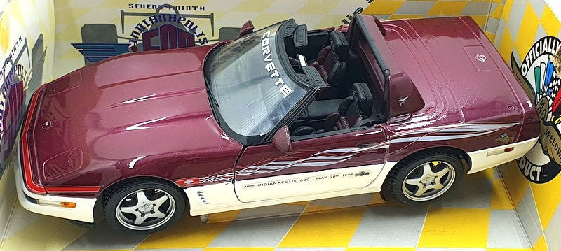 Maisto 1/18 31825 -1995 Chevrolet Corvette Indianapolis Pace Car - Purple/White