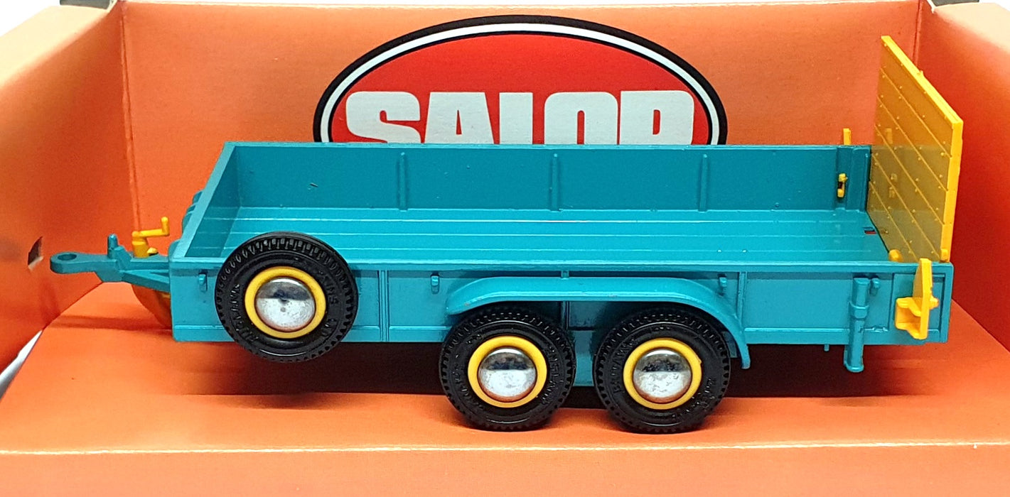 Britains Farm 1/32 Scale 9533 - Salop Low Loader - Turquoise/Yellow