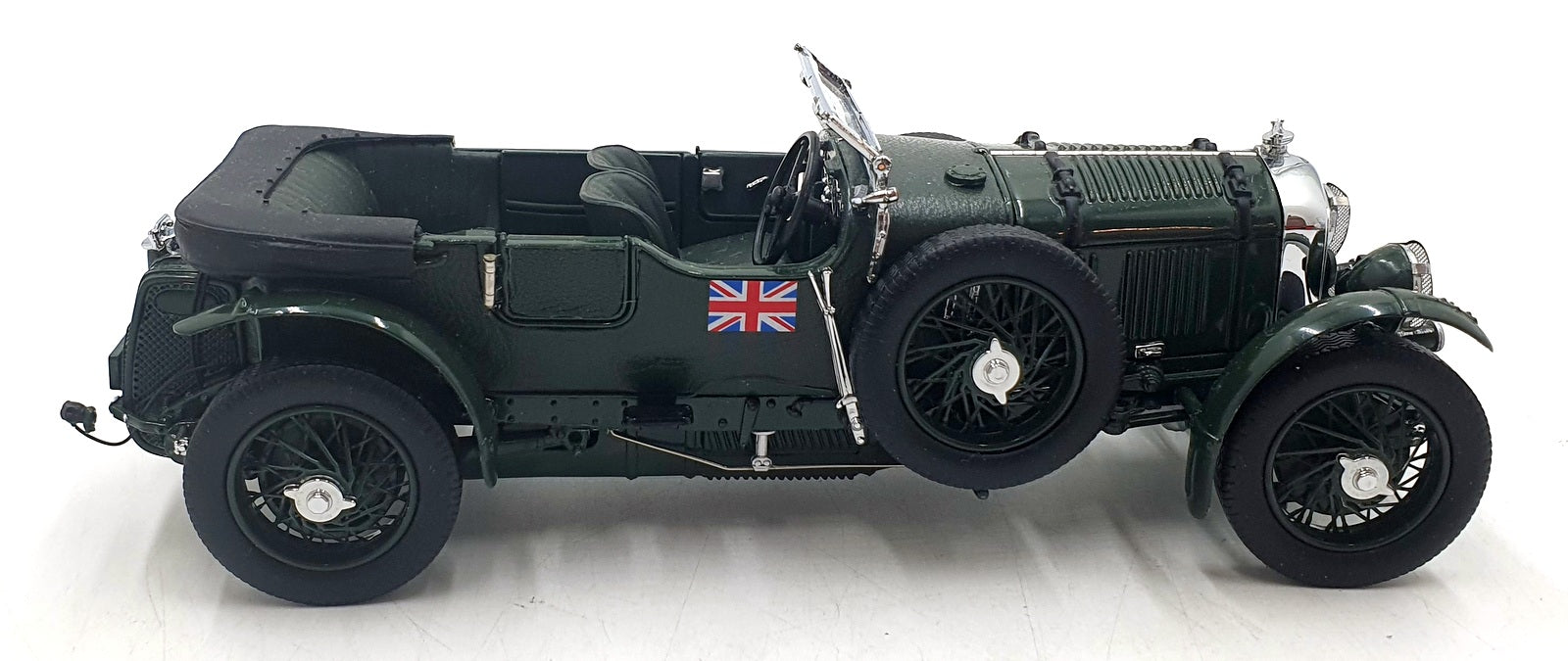 Franklin Mint 1/24 Scale Diecast DC18626L - 1929 Bentley 4.5 Litre Blower Green