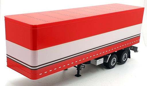 KK Scale Road Kings 1/18 Scale RK180160 Semi Automatic Truck Trailer Red/White
