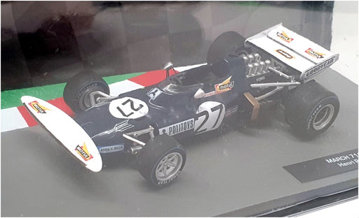 Altaya 1/43 Scale 16324D - F1 March 711 1971 #27 Henri Pescarolo