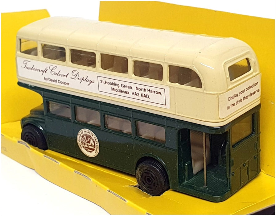 Corgi Diecast 469 AEC Routemaster Bus (Timbercraft Cabinet Displays) Green/Cream