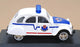 Guisval Appx 11cm Long GV02W - Citroen 2CV6 Spain Police - White/Blue