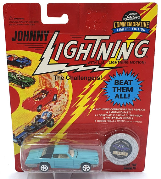 Johnny Lightning 1/64 Scale 100-162 The Challengers Custom Thunderbird Turquoise