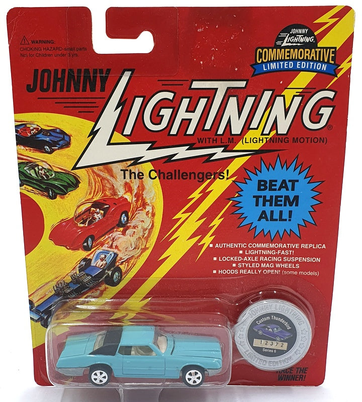 Johnny Lightning 1/64 Scale 100-162 The Challengers Custom Thunderbird Turquoise