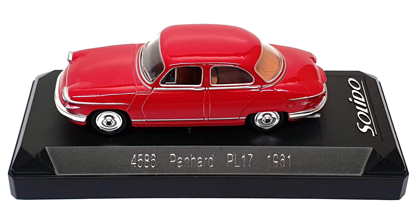 Solido 1/43 Scale Diecast 4586 - 1961 Panhard PL17 - Red