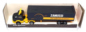 Corgi 20cm Long 1176 - Mercedes Benz Truck & Trailer (Zanussi) Black/Yellow
