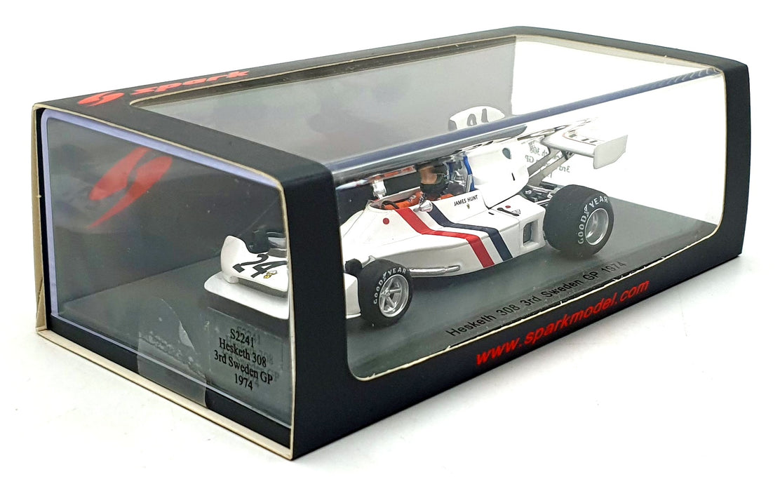 Spark 1/43 Scale S2241 - Hesketh 308 #24 3rd Sweden GP 1974