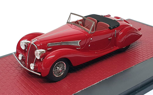 Matrix 1/43 Scale MX40408-031 - 1935 Delahaye 135MS Grand Sports - Red