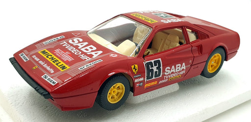 Burago 1/24 Scale Diecast 9148 - Ferrari 308 GTB Race Car #63 - Red
