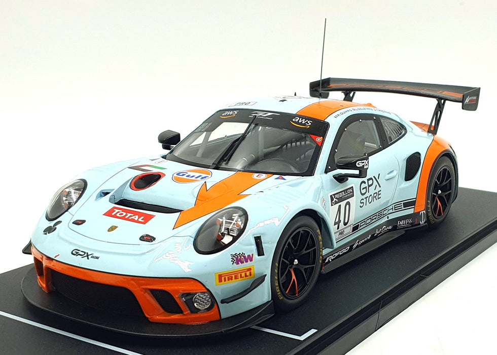 IXO 1/18 Scale LEGT18-20040 - Porsche 911 GT3 R #40 24hr SPA 2020