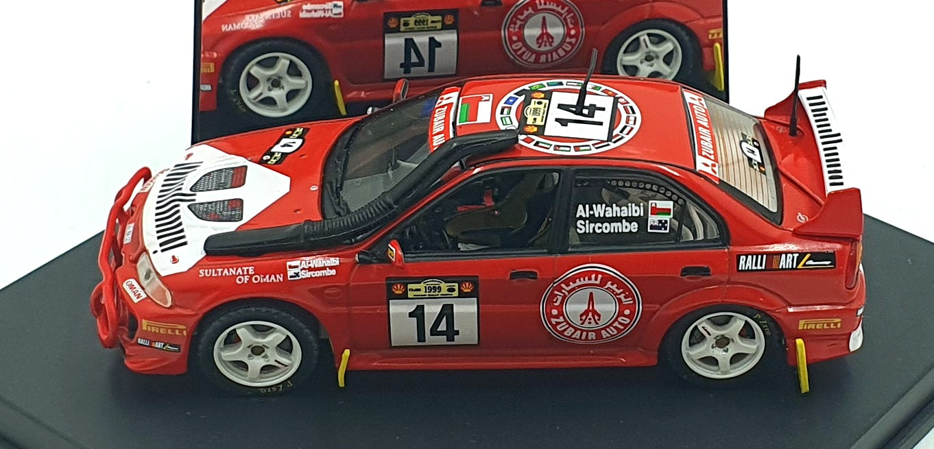 Skid 1/43 Scale SKM99066 - Mitsubishi Lancer EVO. V #14 Safari Rally 1999