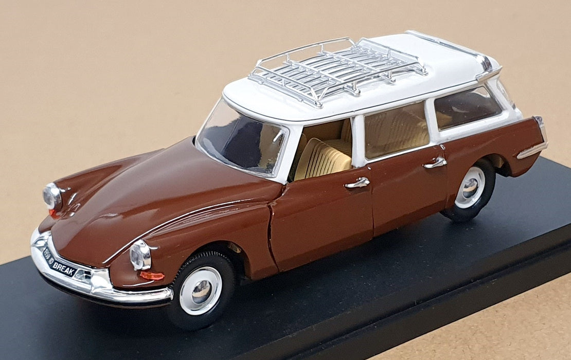 Rio 1/43 Scale Diecast No. 99 - 1958 Citroen ID 19 Break - Brown/White