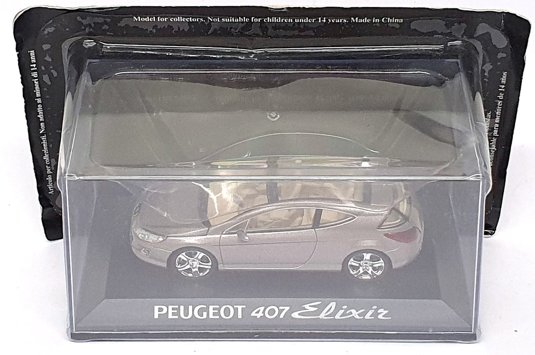 Altaya 1/43 Scale Diecast 31825A - Peugeot 407 Elixir - Met. Grey