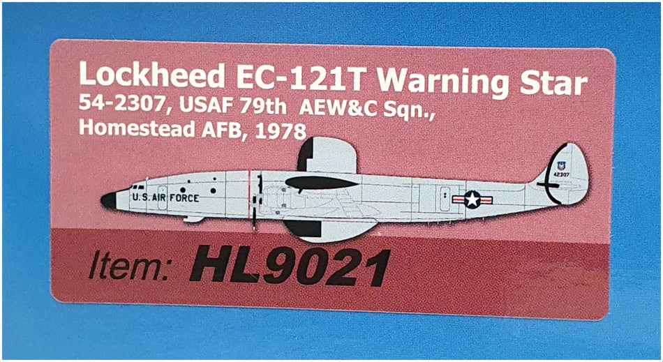 Hobby Master 1/200 Scale HL9021 Lockheed EC-121T Warning Star 54-2307 USAF 1978