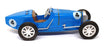 Matchbox Appx 10cm Long Y-11 - 1932 Bugatti Type 51 GP Race Car - Blue