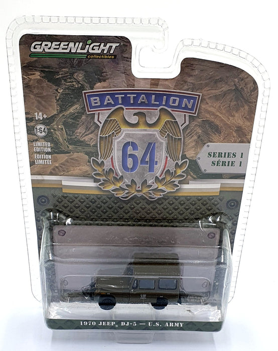 Greenlight 1/64 Scale 61010-C - 1970 Jeep DJ-5 US Army
