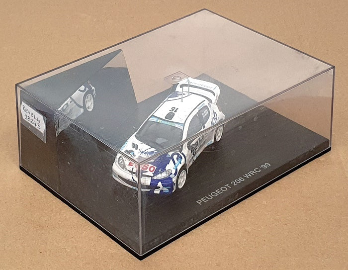 Revell 1/43 Scale 28243 - Peugeot 206 #15 WRC 1999 Delecour/Grataloup - White