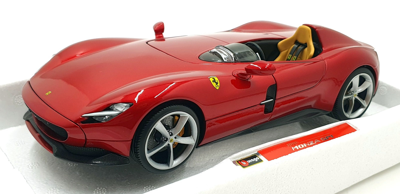 Burago 1/18 Scale Diecast 18-16909 - Ferrari Monza SP1 - Red