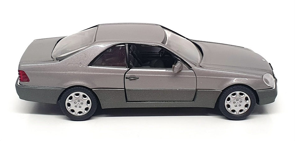 Schabak 1/43 Scale B 6 600 5734 - Mercedes Benz 600 SEC - Met Grey