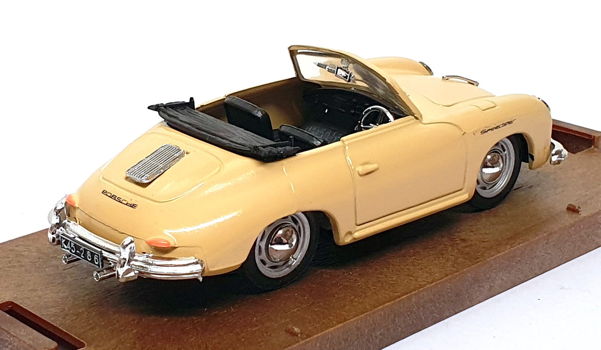 Brumm 1/43 Scale Diecast R117 - 1950 Porsche 356 Roadster - Beige
