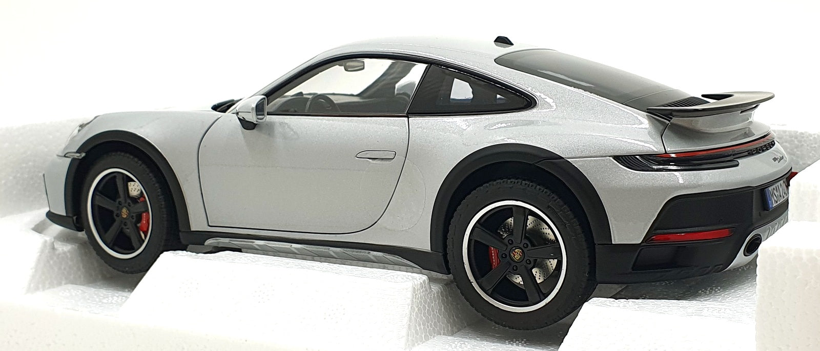 Norev 1/18 Scale 187242 - 2023 Porsche 911 Dakar - Met. Ice Grey