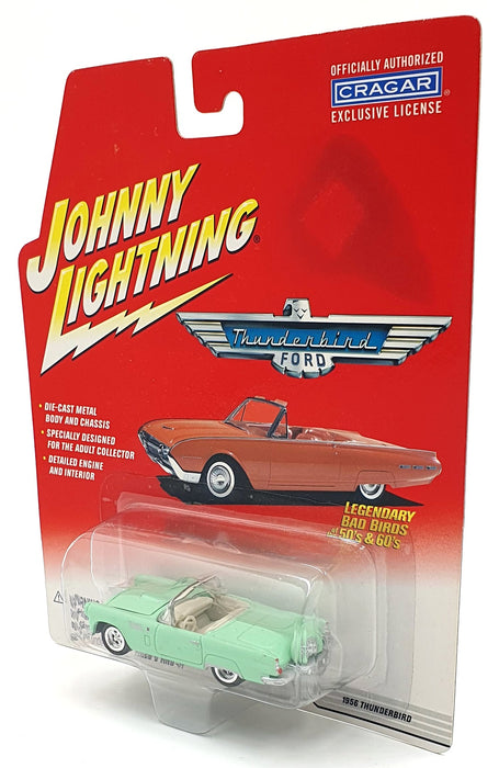 Johnny Lightning 1/64 Scale 455-03 - 1956 Ford Thunderbird - Mint Green
