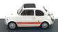 Schuco 1/18 Scale Resin 45 005 5900 - 1965 Fiat 500 Abarth 595 SS - White