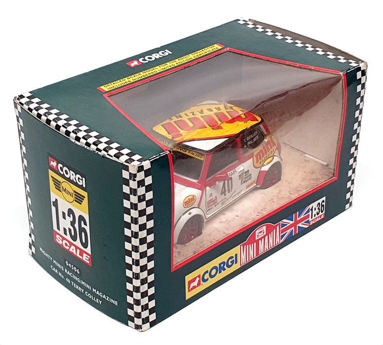 Corgi 1/36 Scale 04506 - Mighty Minis Racing #40 T. Colley - Red/White/Yellow