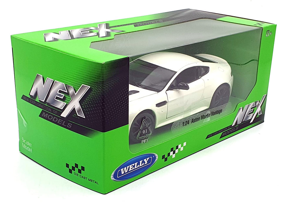 Welly NEX 1/24 Scale Diecast 24129W-PL - Aston Martin Vantage - White