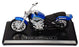 Majorette 1/18 Scale 05145 - Yamaha 650 XVS Drag Star Motorbike - Blue