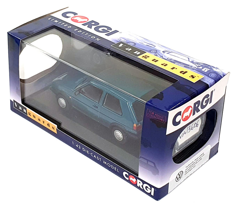 Vanguards 1/43 Scale VA13606 - Volkswagen Golf Mk2 GTI 16V - Monza Blue