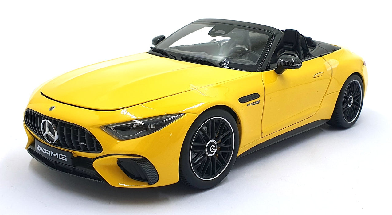 IScale 1/18 Scale Diecast 18209 - Mercedes-AMG SL 63 4Matic+ - Yellow
